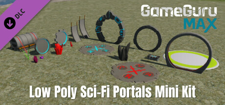 GameGuru MAX Low Poly Mini Kit – Sci-Fi Portals